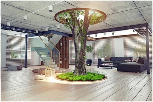 Biophilicinterior design for offices