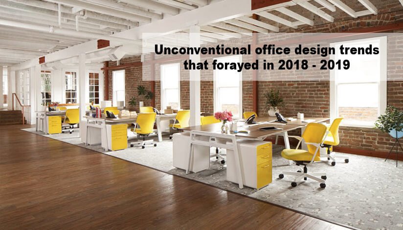 Unconventional office design trends that forayed in 2018-2019 | Shhoonya