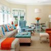 Summer color combinations for home design